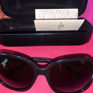 Brand new black coach sunglasses